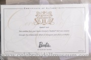 Queen Elizabeth II doll certificate of authenticity