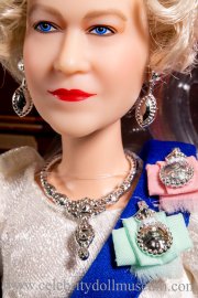 Queen Elizabeth II doll details