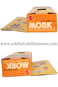 Robin Williams doll box top and bottom