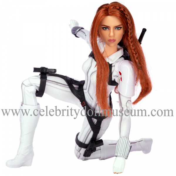 Scarlett Johansson doll Black Widow pose