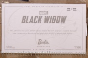 Scarlett Johansson doll certificate of authenticity