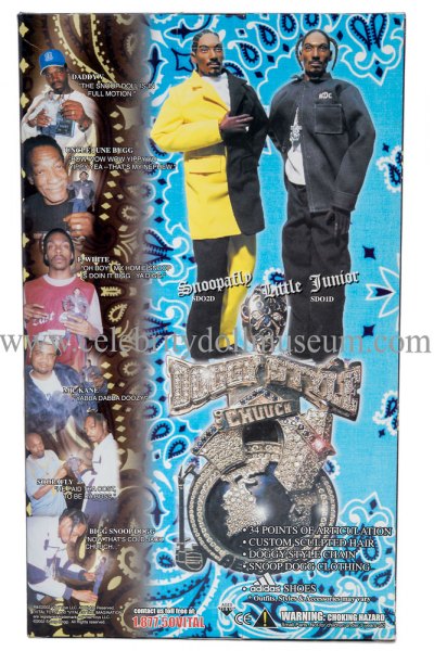 Snoop Dogg doll box back