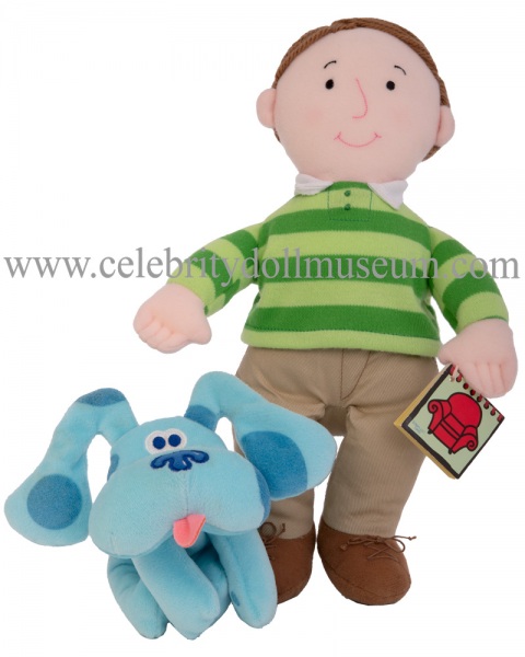 Steve and Blue from Blue's Clue plush dolls