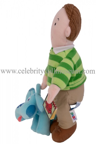 Steve and Blue from Blue's Clue plush dolls