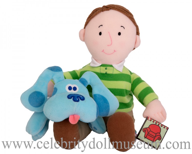 Steve and Blue from Blue's Clue plush dolls