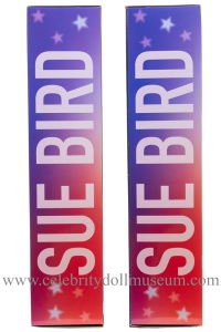 Sue Bird doll box sides