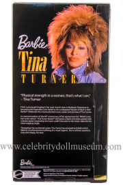 Tina Turner doll box back