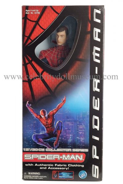 Tobey Maguire doll box front