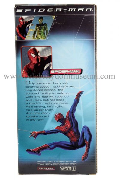 Tobey Maguire doll box back