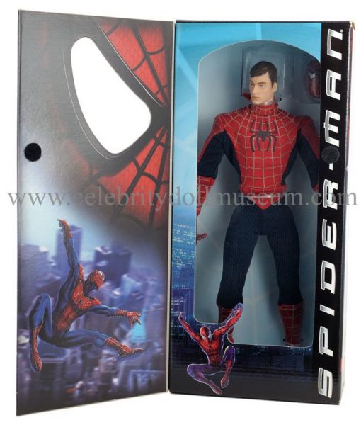 Tobey Maguire doll box open