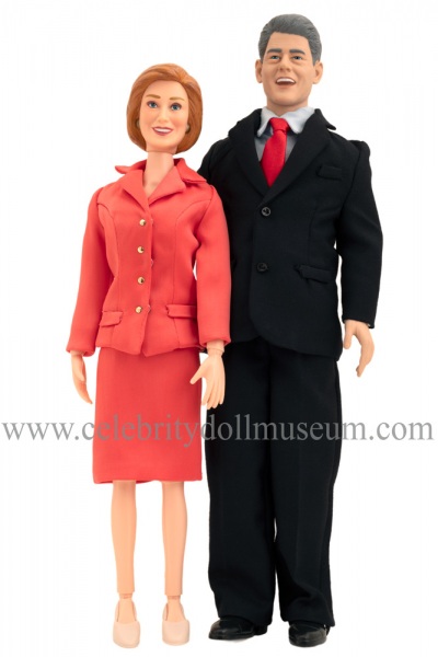 Bill and Hillary Clinton Toypresident Dolls