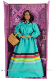 Wilma Mankiller doll box insert